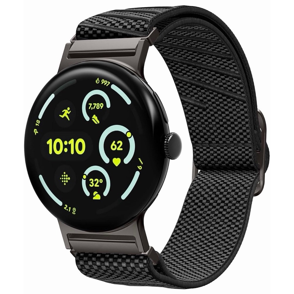 For Pixel Watch 4 / 3 (45mm/41mm) | Spigen Lite Fit X Nylon Breathable Band